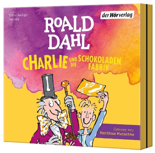 Buchcover und Innenansicht für das Buch: Charlie and the Chocolate Factory (Puffin/PRH UK)
