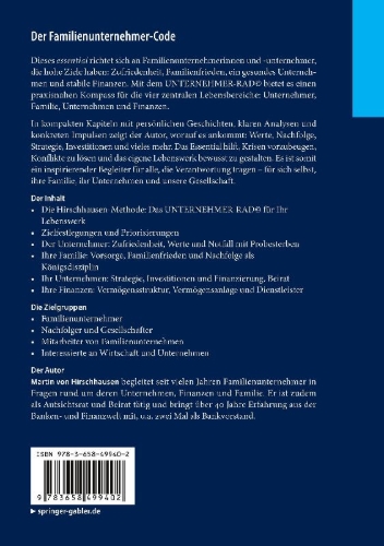 Buchcover und Innenansicht für das Buch: Der Familienunternehmer-Code