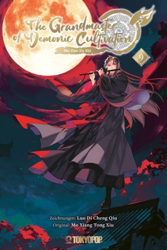 Buchcover und Innenansicht für das Buch: The Grandmaster of Demonic Cultivation - Mo Dao Zu Shi 09 (Manhua)