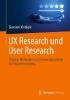 Buchcover und Innenansicht für das Buch: UX Research und User Research