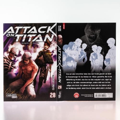 Buchcover und Innenansicht für das Buch: Shingeki no Kyojin