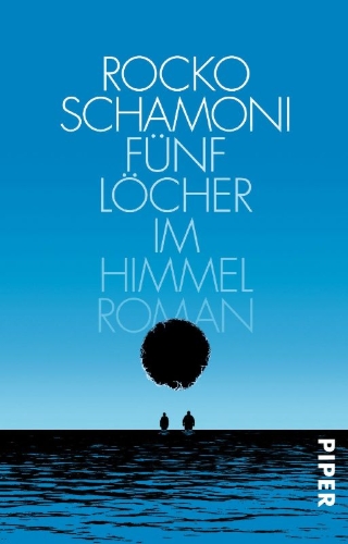 Buchcover und Innenansicht für das Buch: Fünf Löcher im Himmel