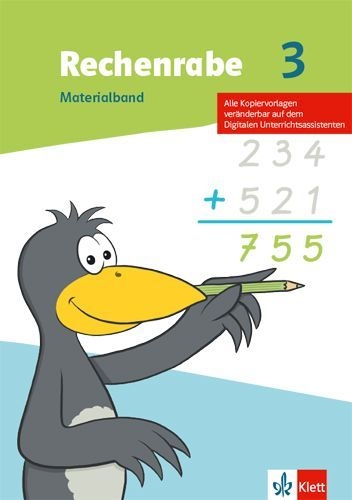 Buchcover und Innenansicht für das Buch: Rechenrabe 3. Ausgabe Nordrhein-Westfalen