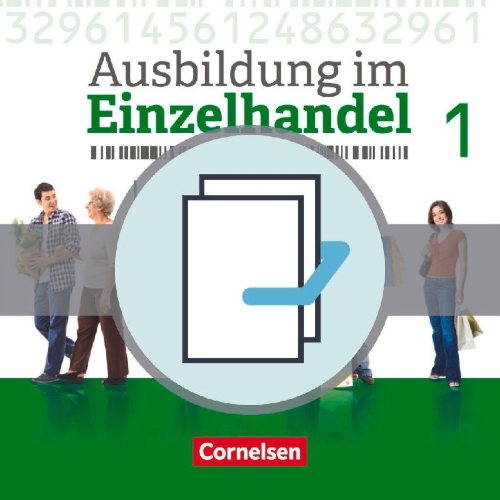 Buchcover und Innenansicht für das Buch: Ausbildung im Einzelhandel 1. Ausbildungsjahr - Allgemeine Ausgabe - Fachkunde und Arbeitsbuch