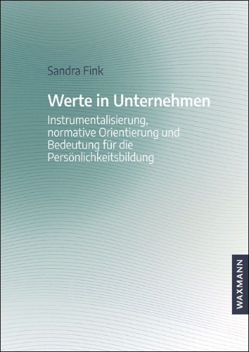 Buchcover und Innenansicht für das Buch: Werte in Unternehmen