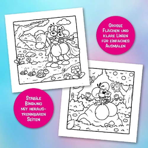 Buchcover und Innenansicht für das Buch: LA PETITE VIE COSY DE DIDDL - COSY COLORIAGE (9782036070851)