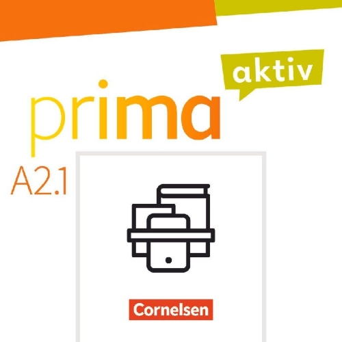 Buchcover und Innenansicht für das Buch: Prima aktiv A2. Band 1 - Kursbuch inkl. E-Book und Arbeitsbuch inkl. E-Book im Paket
