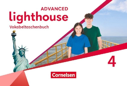 Buchcover und Innenansicht für das Buch: Lighthouse Band 4: 8. Schuljahr - Advanced Edition - Vokabeltaschenbuch