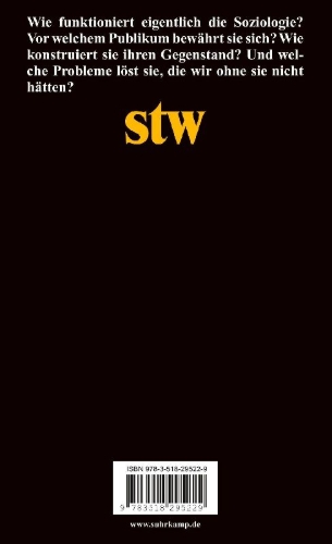 Buchcover und Innenansicht für das Buch: Der soziologische Diskurs der Moderne