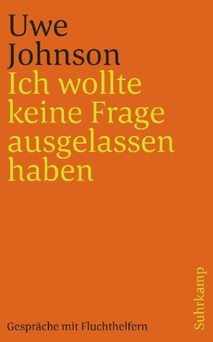 Buchcover und Innenansicht für das Buch: Ich wollte keine Frage ausgelassen haben
