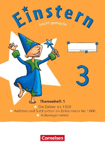 Buchcover und Innenansicht für das Buch: Einstern Mathematik 03 Leicht gemacht. Themenheft 1 - Verbrauchsmaterial