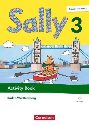 Buchcover und Innenansicht für das Buch: Sally 3. Schuljahr - Englisch ab Klasse 3 - Ausgabe Baden-Württemberg 2025 - Activity Book