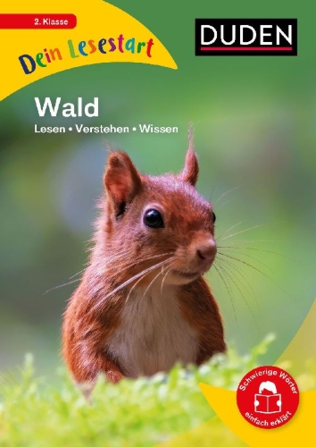 Buchcover und Innenansicht für das Buch: Dein Lesestart - Wald