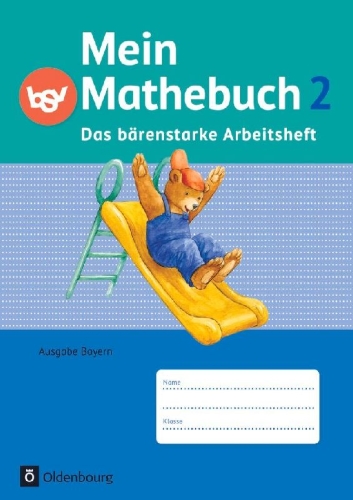 Buchcover und Innenansicht für das Buch: Mein Mathebuch 2. Jahrgangsstufe. Arbeitsheft Ausgabe Bayern