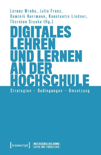 Buchcover und Innenansicht für das Buch: Digitales Lehren und Lernen an der Hochschule