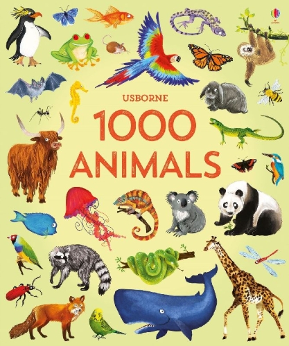 Buchcover und Innenansicht für das Buch: 1000 Animals