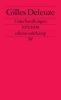 Buchcover und Innenansicht für das Buch: Pourparlers 1972-1990