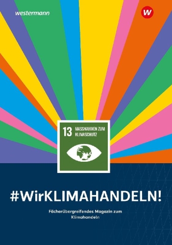 Buchcover und Innenansicht für das Buch: Wir handeln - 13 Maßnahmen zum Klimaschutz