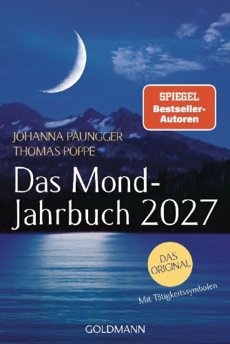 Buchcover und Innenansicht für das Buch: Das Mond-Jahrbuch 2027