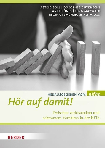Buchcover und Innenansicht für das Buch: Hör auf damit!
