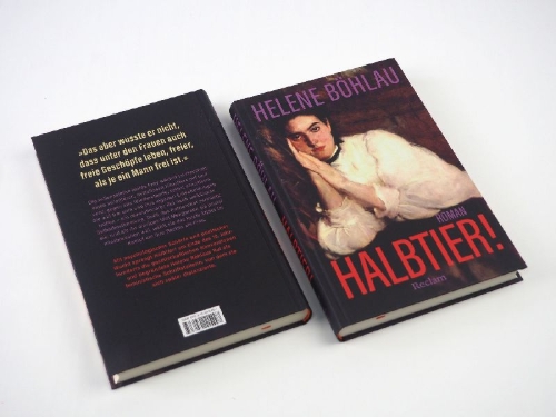 Buchcover und Innenansicht für das Buch: Halbtier!