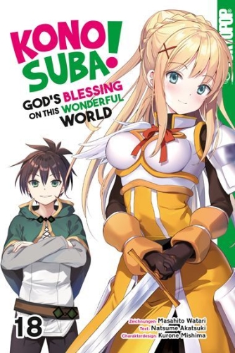 Buchcover und Innenansicht für das Buch: Konosuba! God's Blessing On This Wonderful World! 18