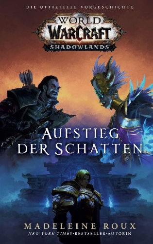 Buchcover und Innenansicht für das Buch: World of Warcraft: Shadows Rising (Shadowlands)