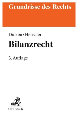Buchcover und Innenansicht für das Buch: Bilanzrecht