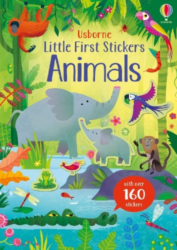 Buchcover und Innenansicht für das Buch: Little First Stickers Animals