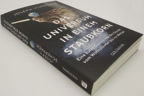 Buchcover und Innenansicht für das Buch: Das Universum in einem Staubkorn