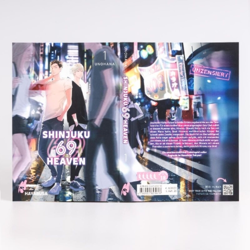 Buchcover und Innenansicht für das Buch: Shinjuku 69 Heaven