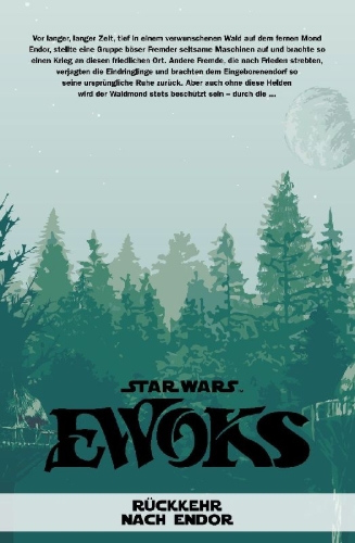 Buchcover und Innenansicht für das Buch: Star Wars: Ewoks #1-#4