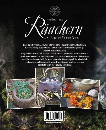 Buchcover und Innenansicht für das Buch: Heilsames Räuchern