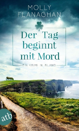 Buchcover und Innenansicht für das Buch: Der Tag beginnt mit Mord