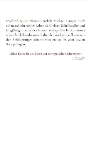 Buchcover und Innenansicht für das Buch: Verabredung mit Dichtern