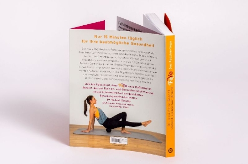 Buchcover und Innenansicht für das Buch: FaYo Das Faszien-Yoga