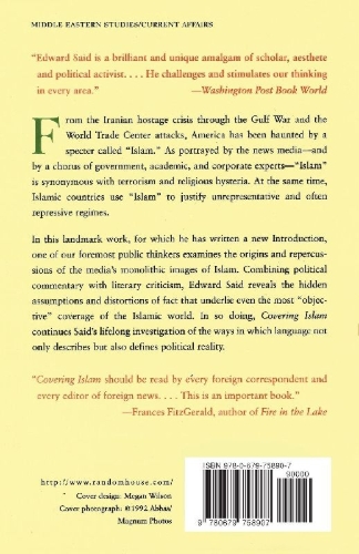 Buchcover und Innenansicht für das Buch: Covering Islam