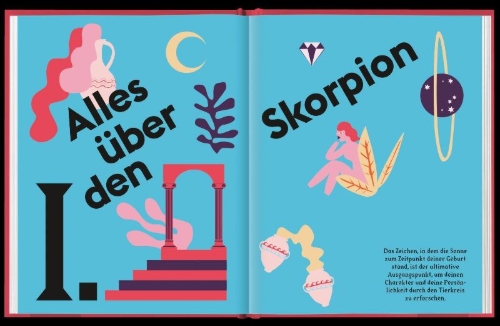 Buchcover und Innenansicht für das Buch: SEEING STARS Scorpio