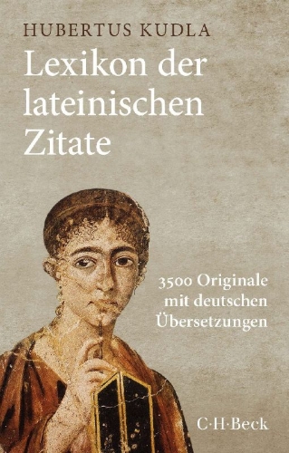 Buchcover und Innenansicht für das Buch: Lexikon der lateinischen Zitate