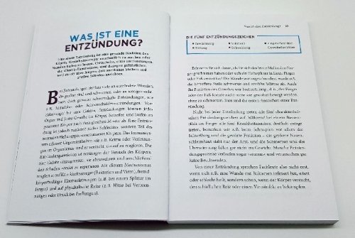 Buchcover und Innenansicht für das Buch: Heimliche Entzündungen