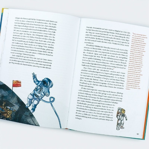 Buchcover und Innenansicht für das Buch: Weltgeschichte