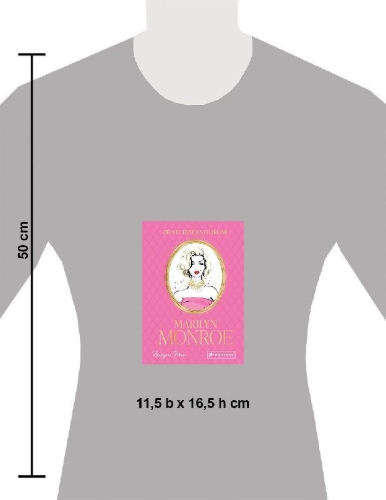 Buchcover und Innenansicht für das Buch: Marilyn Monroe: Words From a Fashion Icon