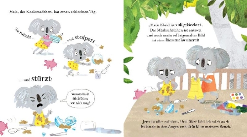 Buchcover und Innenansicht für das Buch: Gutes Benehmen leicht gemacht: Freundlichkeit für kleine Koalas