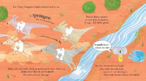 Buchcover und Innenansicht für das Buch: Gutes Benehmen leicht gemacht: Freundlichkeit für kleine Koalas