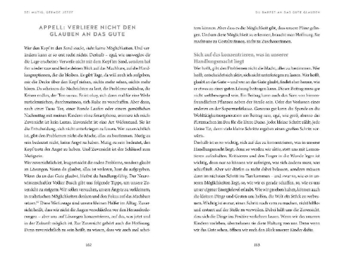 Buchcover und Innenansicht für das Buch: Sei mutig, gerade jetzt
