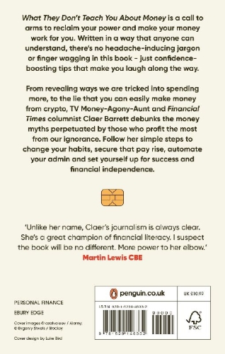 Buchcover und Innenansicht für das Buch: What They Don't Teach You About Money