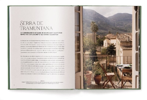 Buchcover und Innenansicht für das Buch: Charming Mallorca