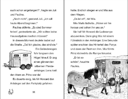 Buchcover und Innenansicht für das Buch: Ponyhof Apfelblüte 13 - Ein eigenes Pony für Mia