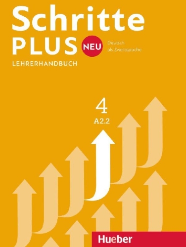 Buchcover und Innenansicht für das Buch: Schritte plus Neu 4 A2.2 Lehrerhandbuch