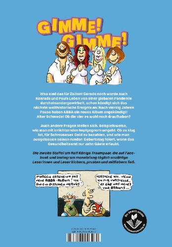 Buchcover und Innenansicht für das Buch: ABBA HALLO!
